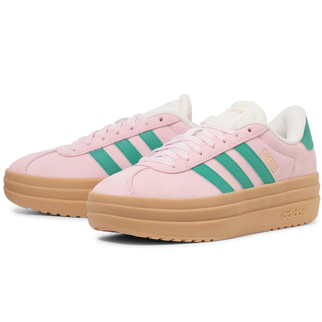 アディダス VL コート ボールド adidas W VL COURT BOLD クリアピンク/コートグリーン/ガム JP6916