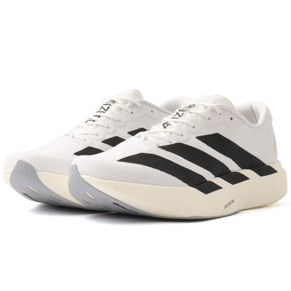 アディダス アディゼロ エヴォ SL ウーブン adidas ADIZERO EVO SL WOVEN クラウドホワイト/コアブラック/ダッシュグレー JR1912|シューズナッツ