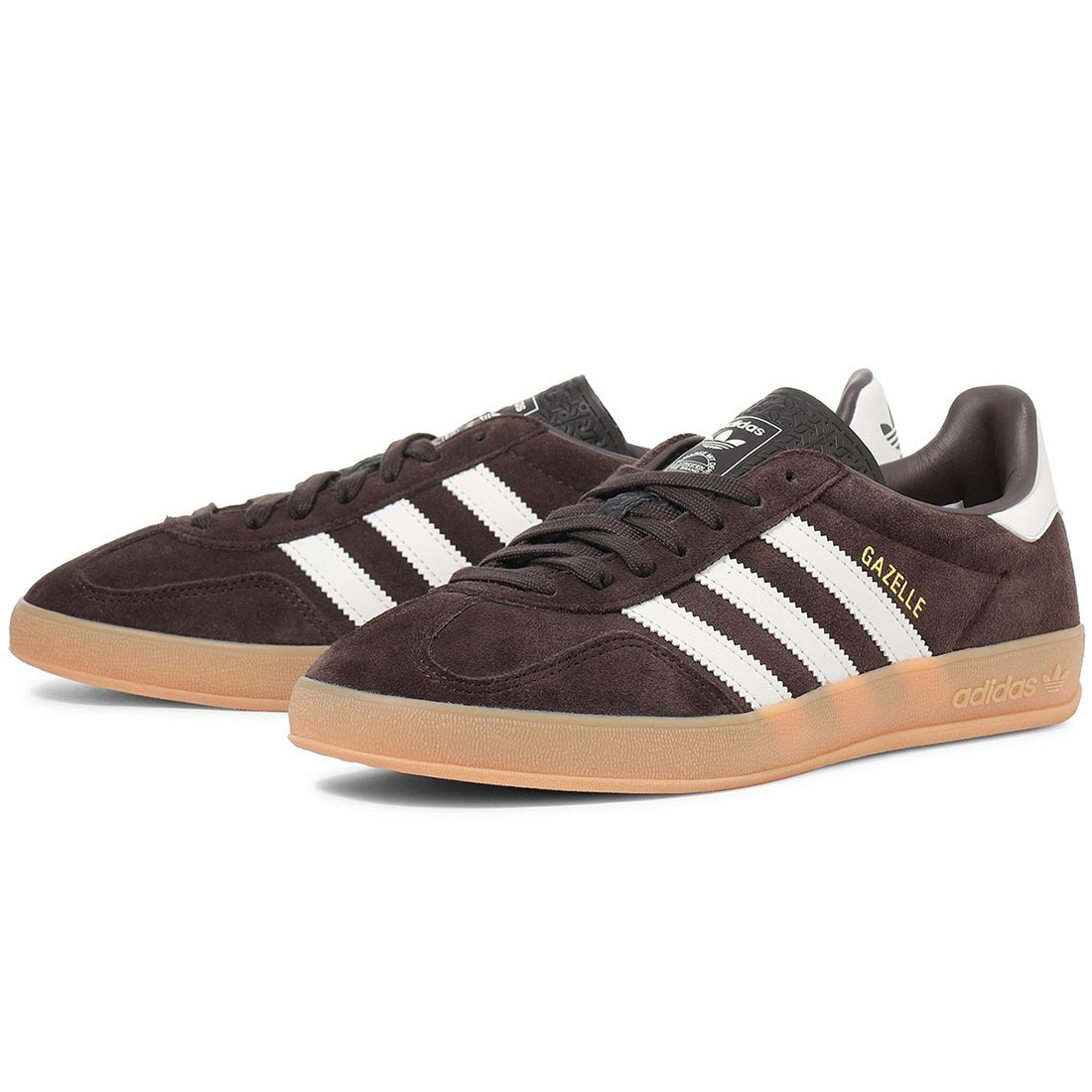 アディダス ガゼル インドア adidas GAZELLE INDOOR オーロラコーヒー/コアホワイト/ガム HQ5152｜シューズナッツ