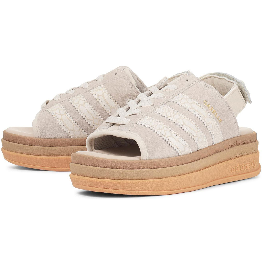 アディダス ガゼル ボールド サンダル W adidas Gazelle Bold Sandal W アルミニウム/ゴールド IH6632