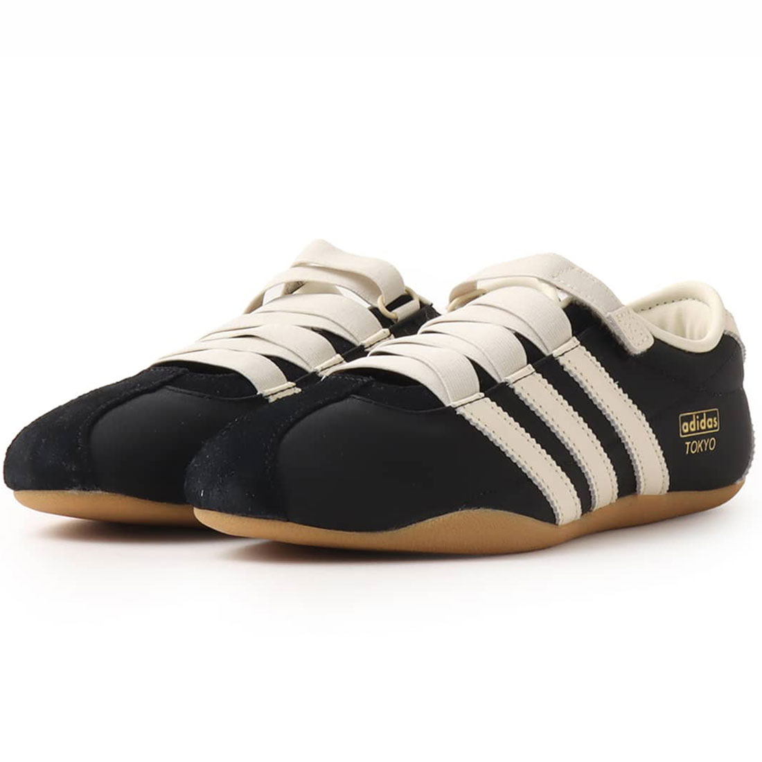 アディダス トーキョー MJ adidas W TOKYO MJ 中核グループ黒いこと/皮膚軟化剤白いこと/ゴールドメタリック JR4790