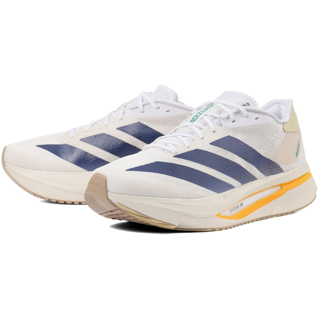アディダス アディゼロ SL2 ワイド adidas ADIZERO SL2 WIDE フットウェアホワイト/ダークオブシディアン/イエロー KI3240｜シューズナッツ 15,521円