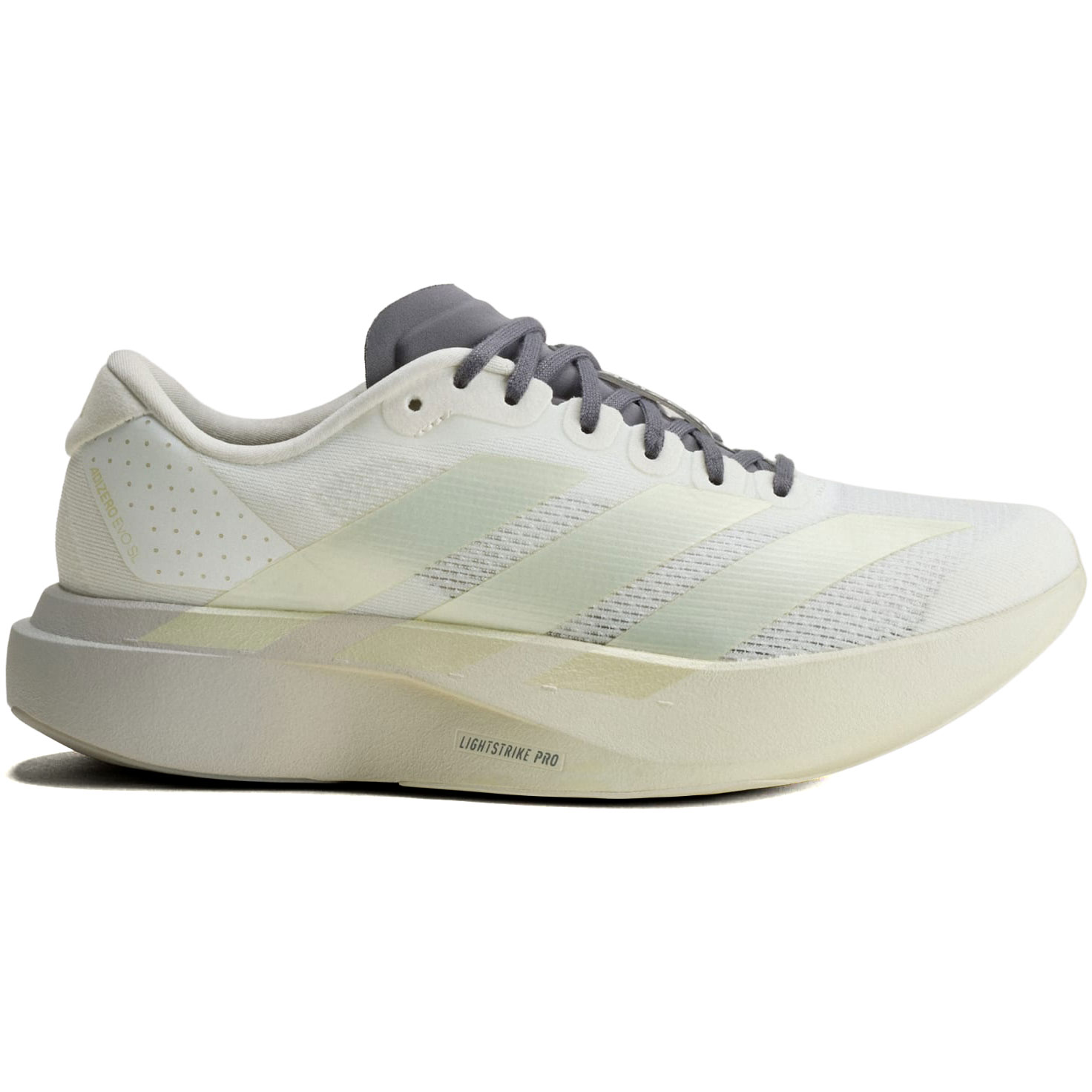 アディダス アディゼロ エヴォ SL adidas W ADIZERO EVO SL オフホワイト/アイスゴールドメタリック/グラナイト KI4794｜シューズナッツ