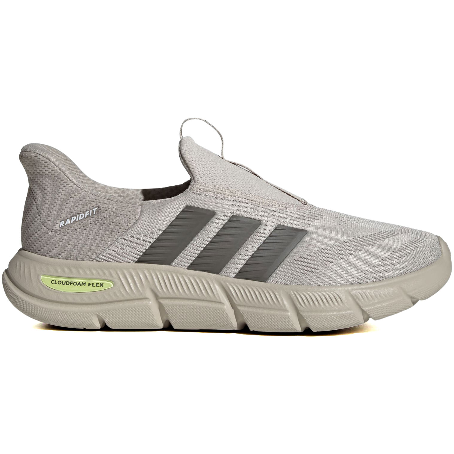 アディダス クラウドフォーム フレックス ラウンジ ラピッドフィット adidas CLOUDFOAM FLEX LOUNGE RAPIDFIT ベージュ/シンダー/ライトブラウン KJ4724｜シューズナッツ