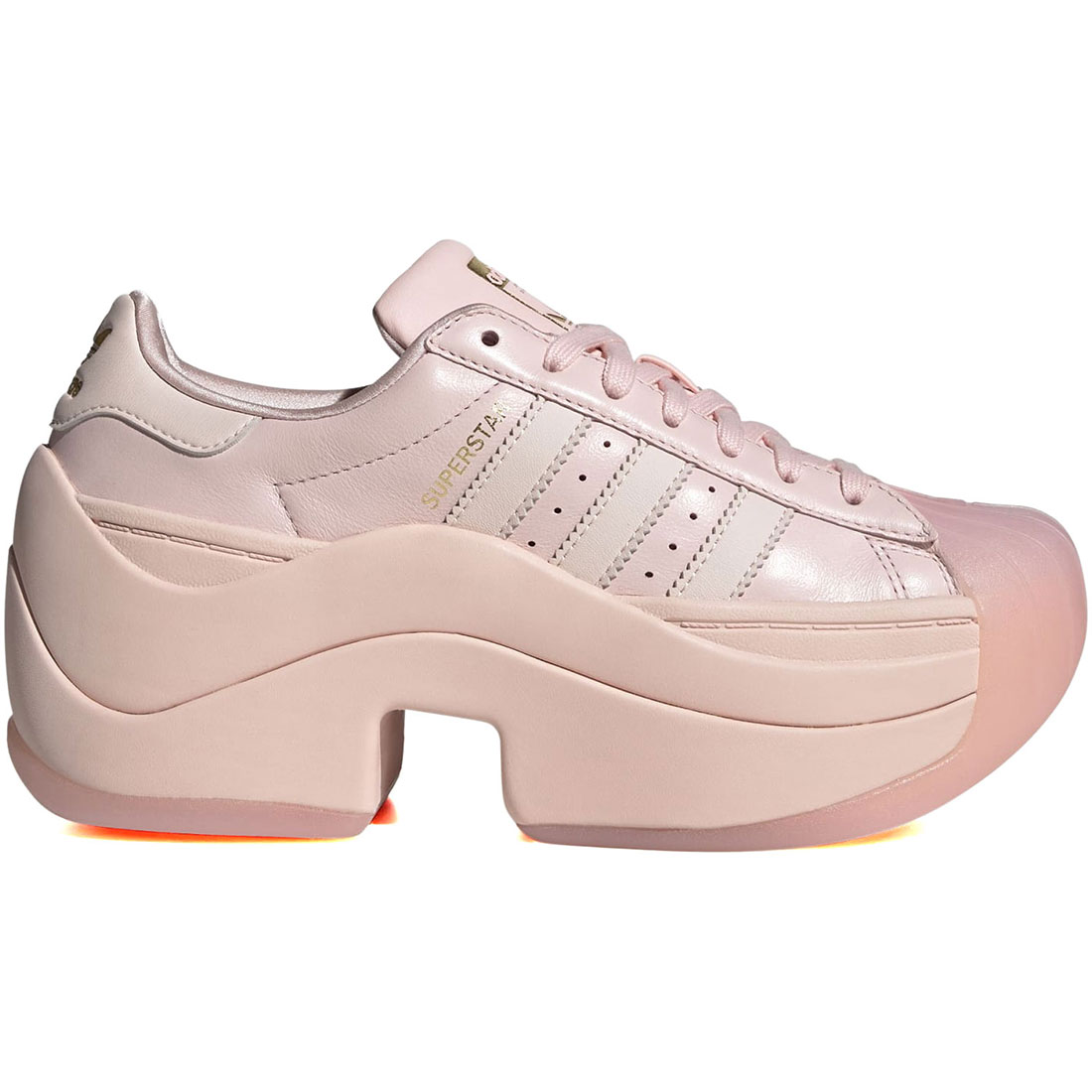 アディダス SST ボールド adidas SST BOLD サンディピンク/ワンダークォーツ/ゴールドメタリック IH4518|シューズナッツ