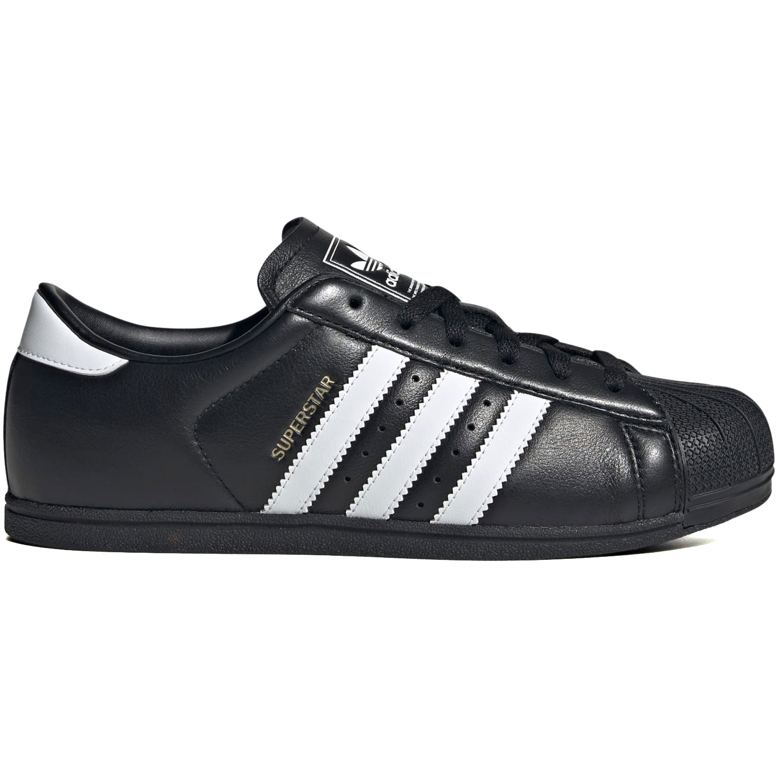 アディダス スーパースター ロープロ adidas SUPERSTAR LO PRO コアブラック/クラウドホワイト/ゴールドメタリック KI6824|シューズナッツ