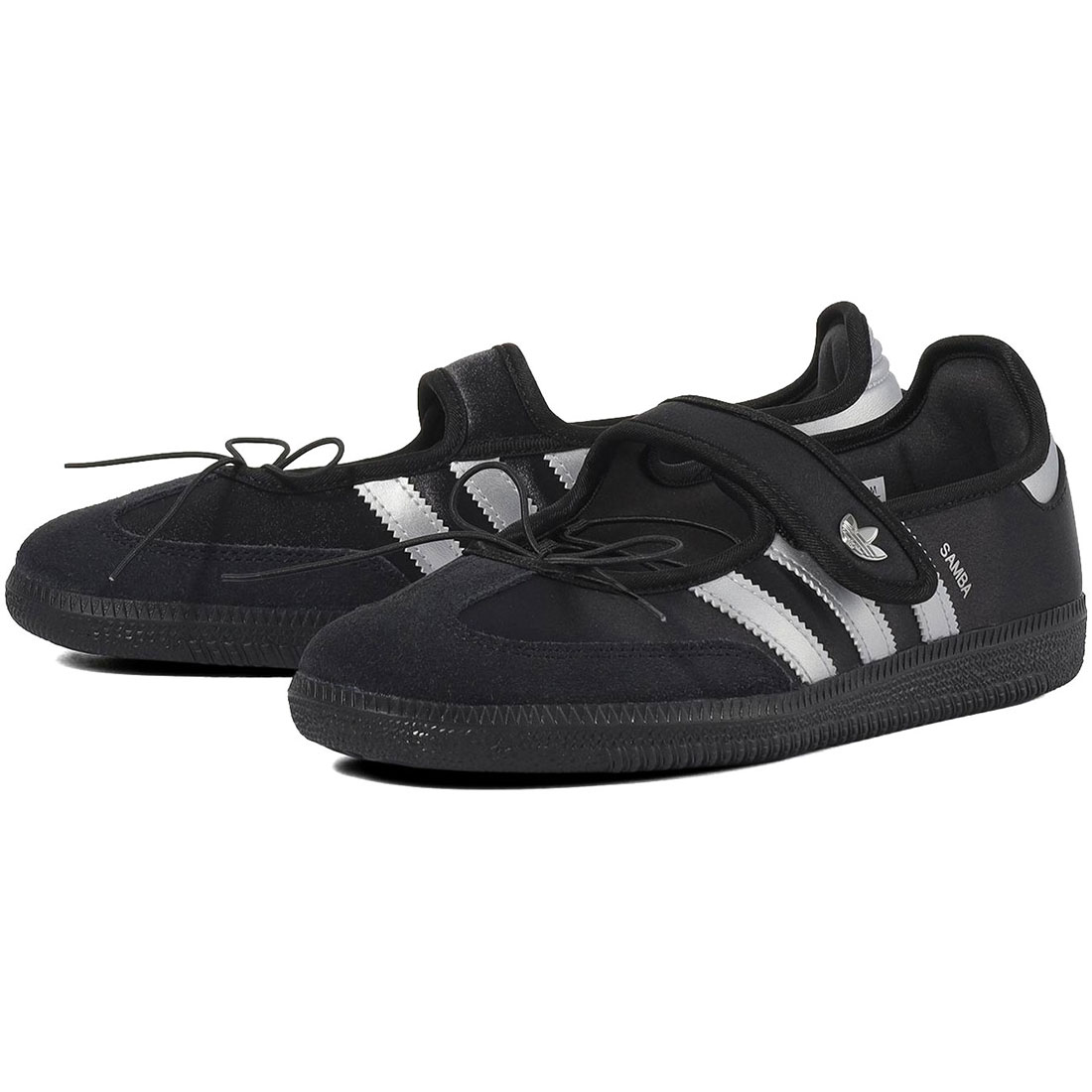 アディダス サンバ ジェーン adidas SAMBA JANE W コアブラック/シルバー KZ8952｜シューズナッツ