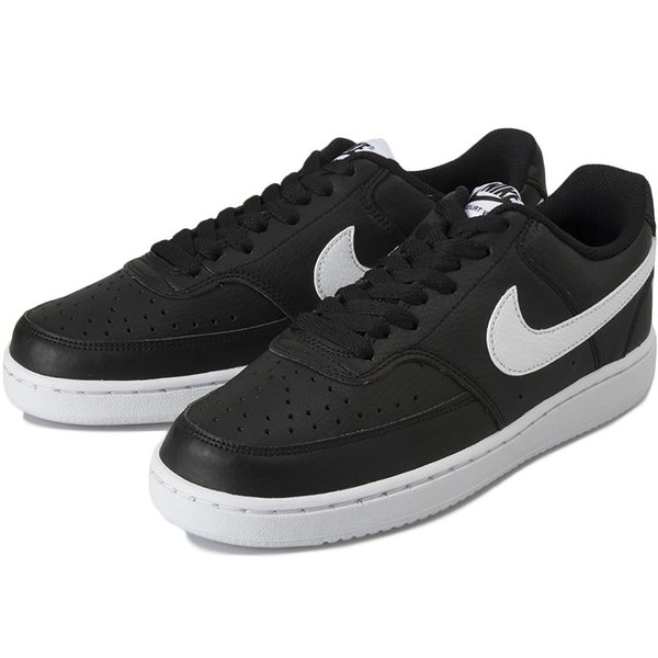 ナイキ コート ビジョン ロー SL NIKE W COURT VISION LOW SL ブラック/ホワイト CD5435-001｜シューズナッツ