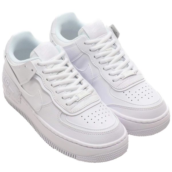 ナイキ エアフォース1 シャドウ トリプルホワイト　23cm NIKE W AIR FORCE 1 SHADOW 