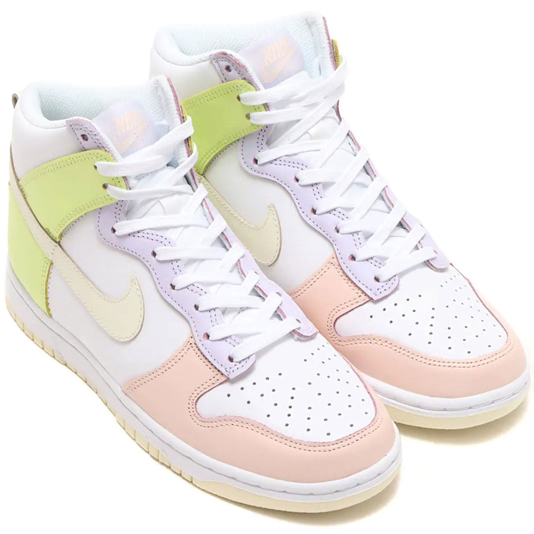 楽天市場】NIKE WMNS DUNK HIGH white/cashmere-lt lemon twist