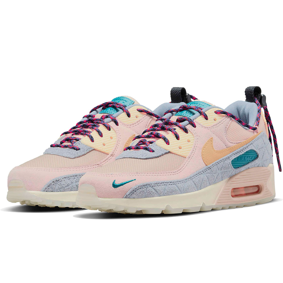 楽天市場 ナイキ エア マックス 90 Se Nike W Air Max 90 Se フォスルストーン アッシェンスレート ココナッツミルク トワイン Dm6438 292 シューズナッツ
