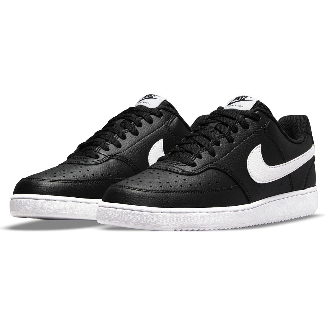 ナイキ 厚地の外套 夢幻 LO NN NIKE COURT VISION LO NN 黒いこと/白いこと DH2987-001