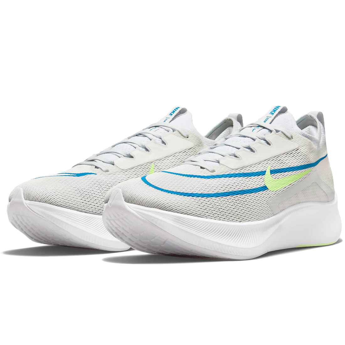 【楽天市場】ナイキ ズーム フライ 4 NIKE ZOOM FLY 4 サミットホワイト/ピュアプラチナム/インペリアルブルー/ライムグロー