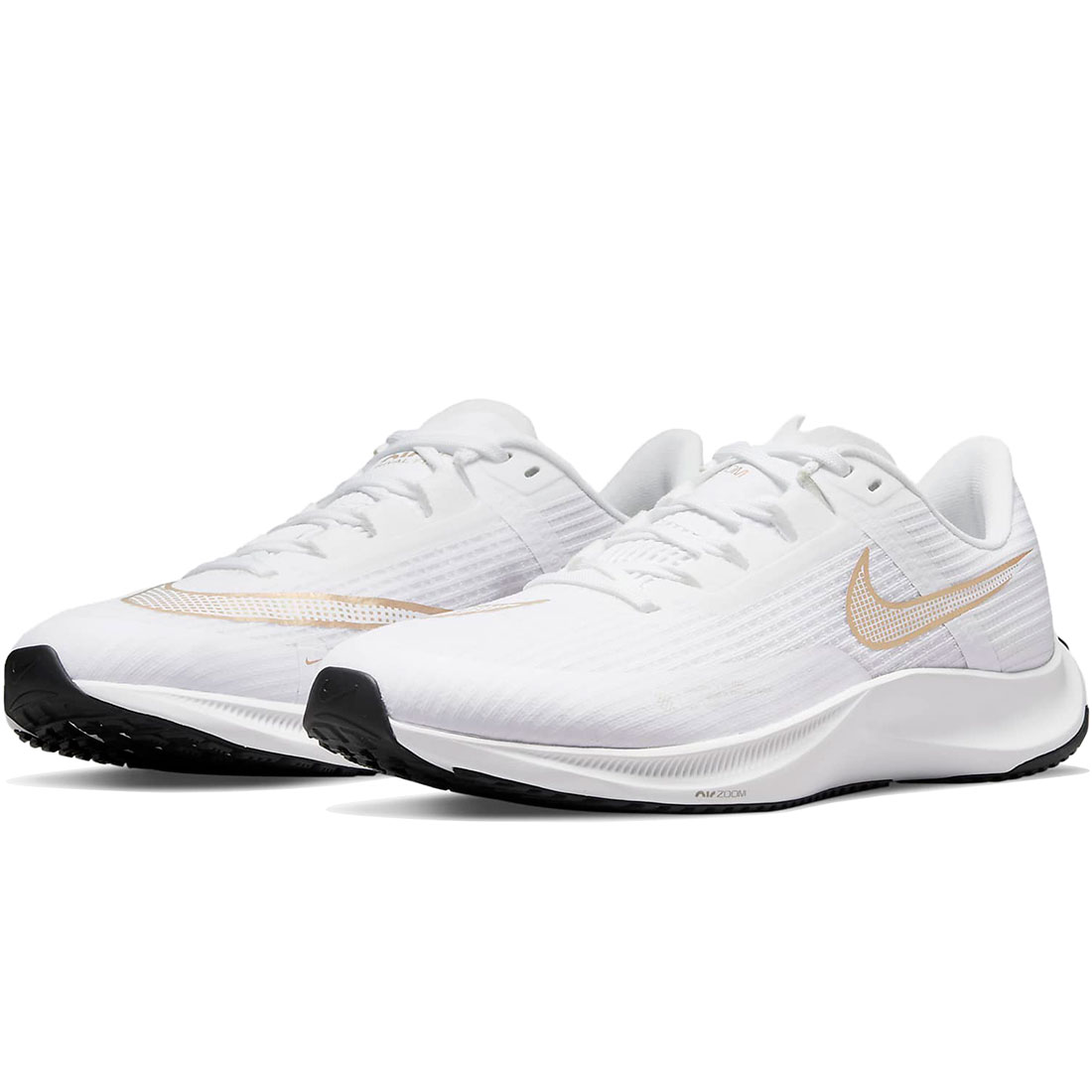 ナイキ 大気圏 望遠レンズ 競争相手 飛球 3 NIKE Air Zoom Rival Fly 3 白いこと/黒いこと/メタリックゴールド CT2405-100