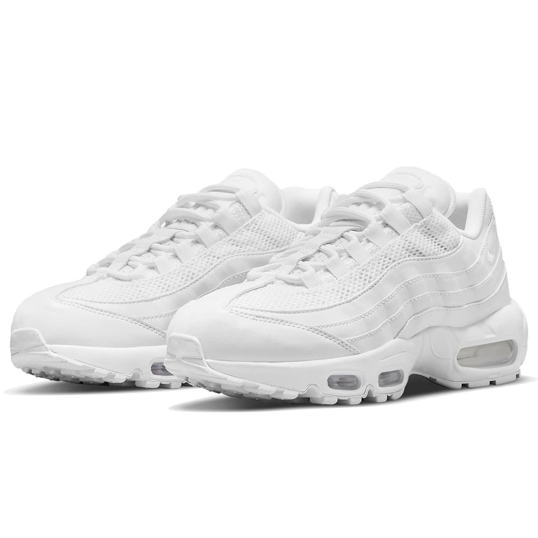ナイキ 大気圏 マックス 95 NIKE W AIR MAX 95 白いこと/メタリックシルバー/白いこと DH8015-100