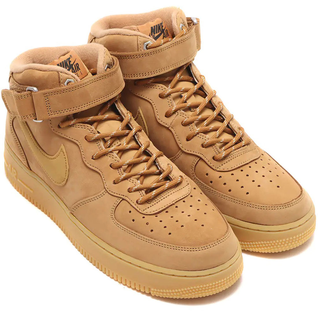 ナイキ エア湖 フォース 1 ミッド ‘07 NIKE AIR FORCE 1 MID ‘07 磁場/ガムライトブラウン/黒いこと/ウィート DJ9158-200