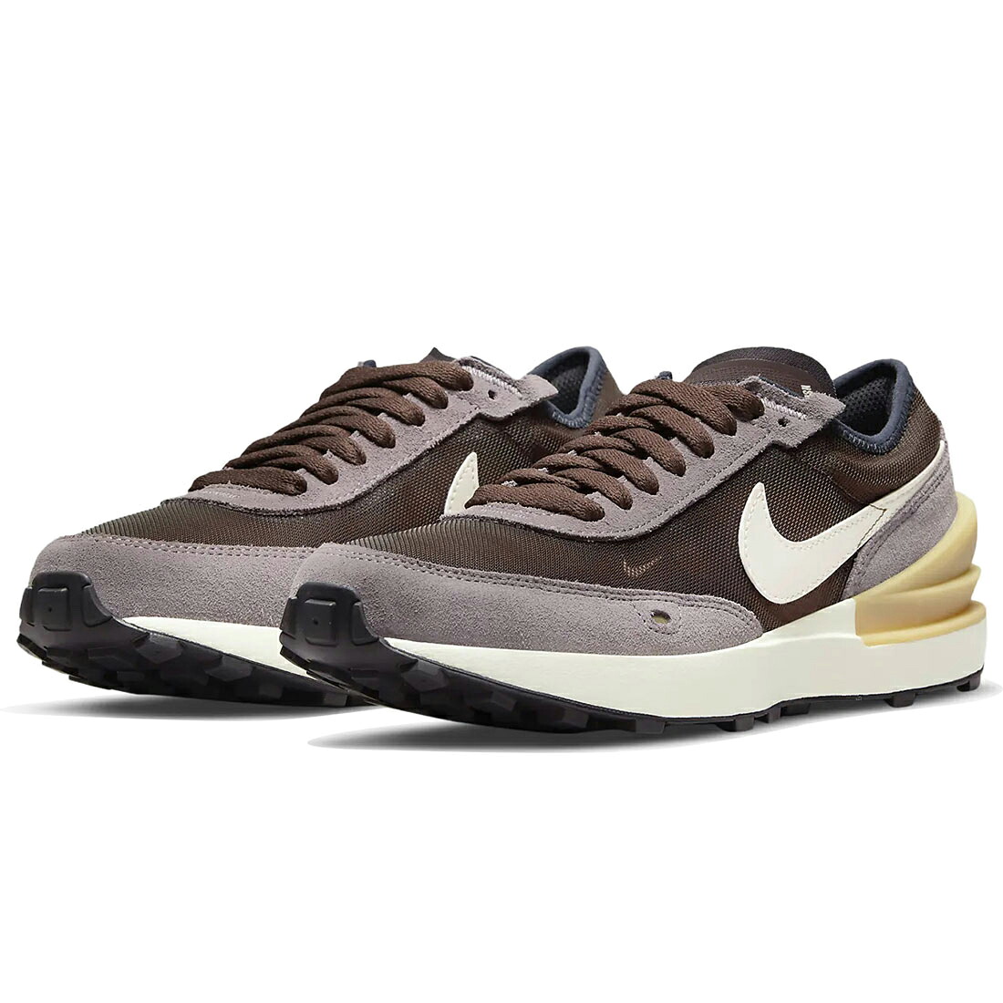 ナイキ ワーヘル 壱 NIKE J WAFFLE ONE 点火装置黒茶/ベイパーモーブ/ココナツ牛乳/自然的 DC0481-200