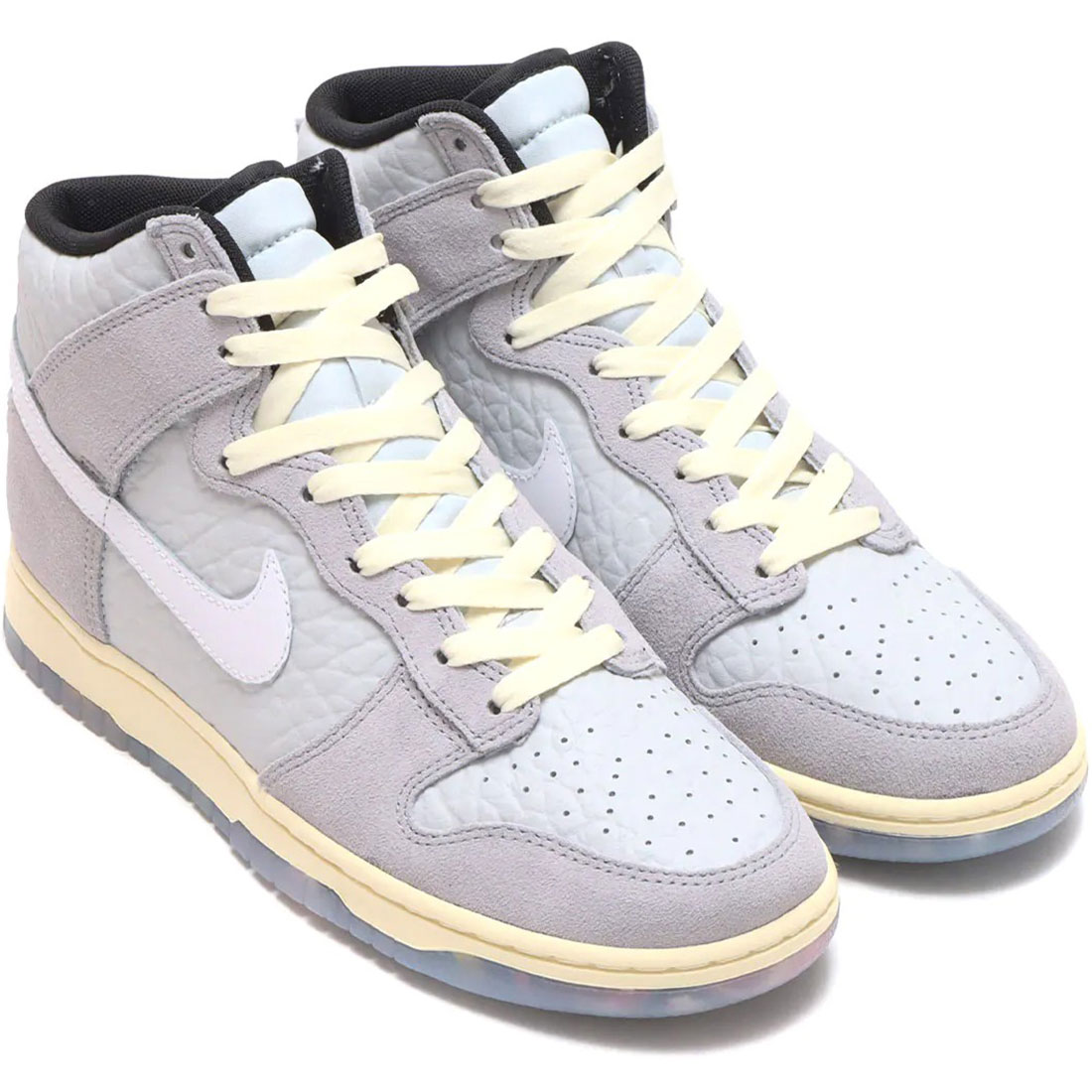 ナイキ ダンク ハイ プレミアム NIKE DUNK HIGH PRM ウルフグレー/ピュアプラチナム/カシミア/ホワイト DR8753-077|シューズナッツ