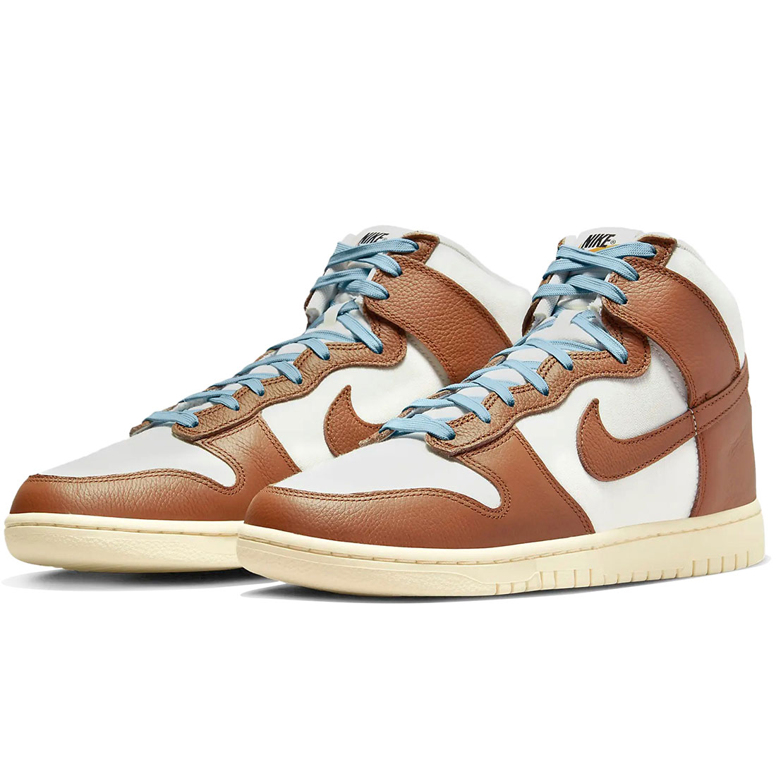 ナイキ ダンク ハイ レトロ プレミアム NIKE DUNK HIGH RETRO PRM ピーカン/ウォーンブルー/オフノワール/セイル DQ8800-200