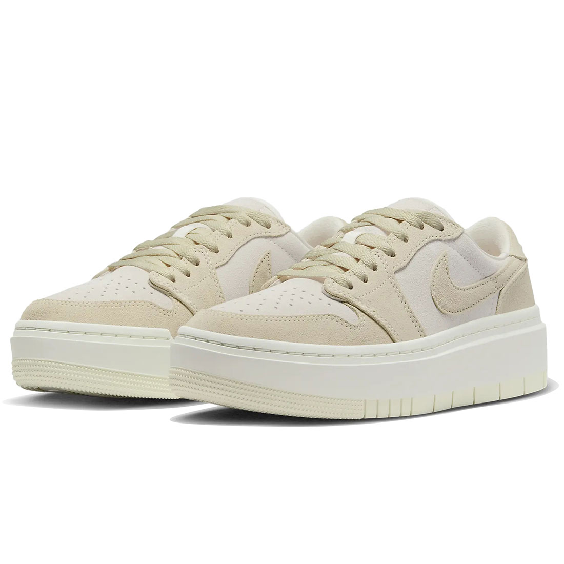 ナイキ エア湖 ジョーダン 1 エレベート 置き目 NIKE W AIR JORDAN 1 ELEVATE LOW セイル/ココナツ酪漿 DH7004-101