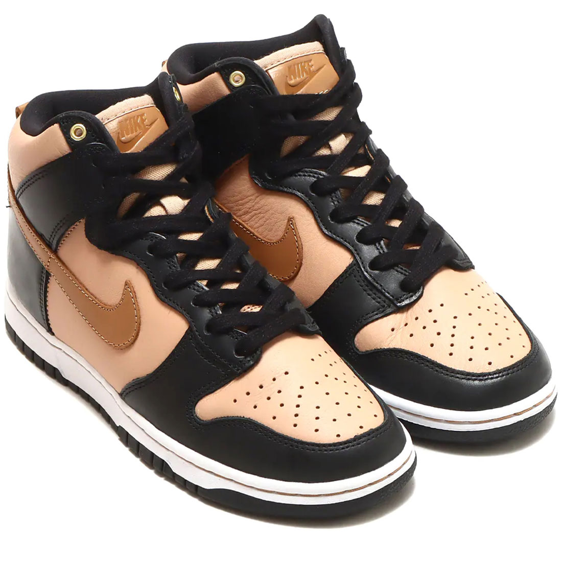 ナイキ ダンク ハイ 70 NIKE W DUNK HIGH 70 ブラック/バケッタタン/ホワイト/フラックス DX0346-001