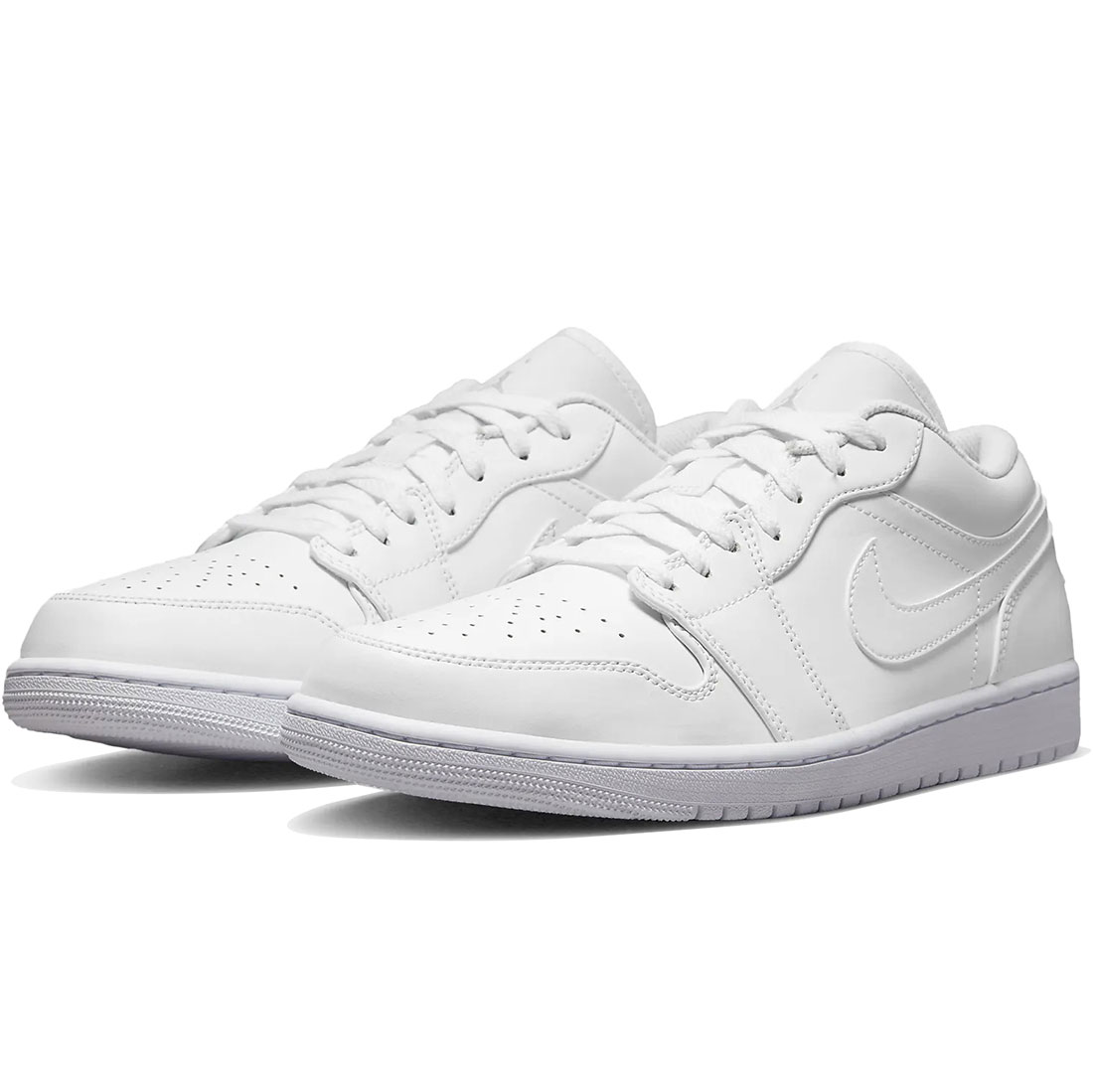ナイキ エア湖 ジョーダン 1 置き目 NIKE AIR JORDAN 1 LOW 白いこと/白いこと/白いこと 553558-136