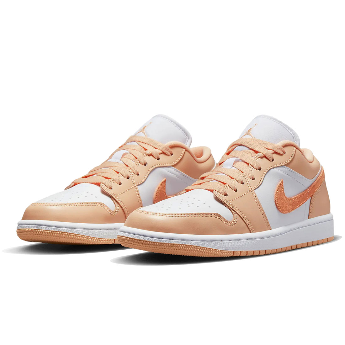 ナイキ 大気圏 ジョーダン 1 置き目 NIKE W AIR JORDAN 1 LOW サンセットヘイズ/白いこと/ブライトシトラス DC0774-801