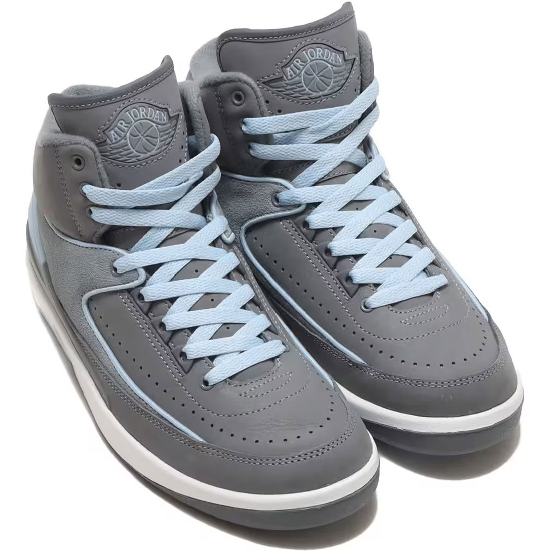 ナイキ エア ジョーダン 2 レトロ NIKE W AIR JORDAN 2 RETRO クールグレー/ホワイト/アイスブルー FB8871-041
