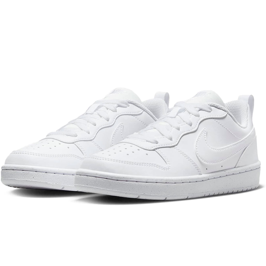 ナイキ コート ボロー ロー リクラフト NIKE J Court Borough Low Recraft ホワイト/ホワイト/ホワイト DV5456-106｜シューズナッツ 9,674円