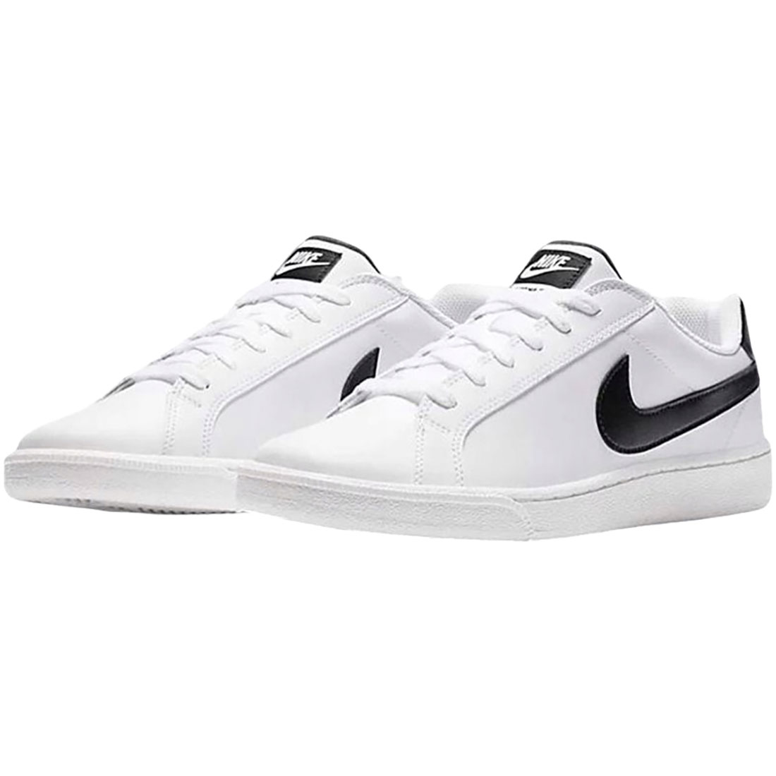 ナイキ 厚地の外套 ロイヤル NIKE COURT ROYALE 白いこと/黒いこと 749747-107