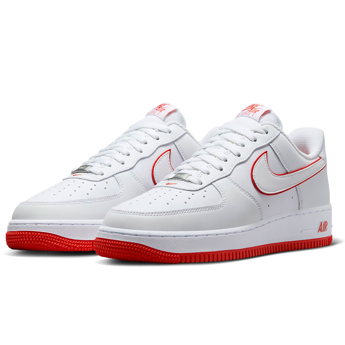 ナイキ 大気圏 フォース 1 \u002707 NIKE AIR FORCE 1 \u002707 白いこと/ピカンテレッド/白いこと DV0788-102