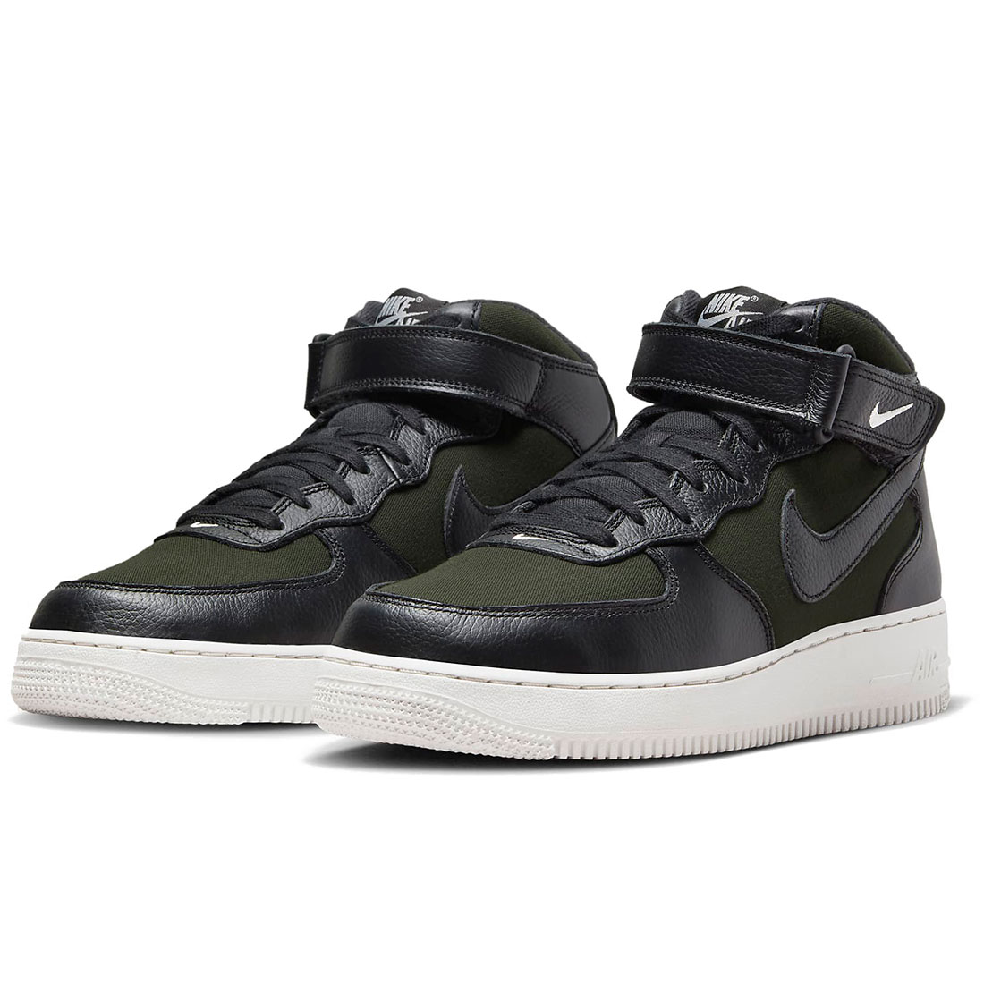 ナイキ エア フォース 1 ミッド '07 LX NBHD NIKE AIR FORCE 1 MID '07 LX NBHD セコイア/ファントム/ブラック FB2036-300｜シューズナッツ