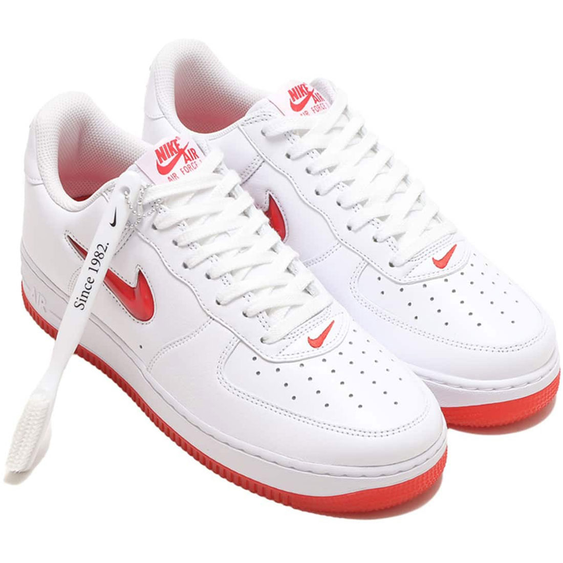 ナイキ エア湖 フォース 1 置き目 レトロ NIKE AIR FORCE 1 LOW RETRO 白いこと/ユニバーシティレッド FN5924-101
