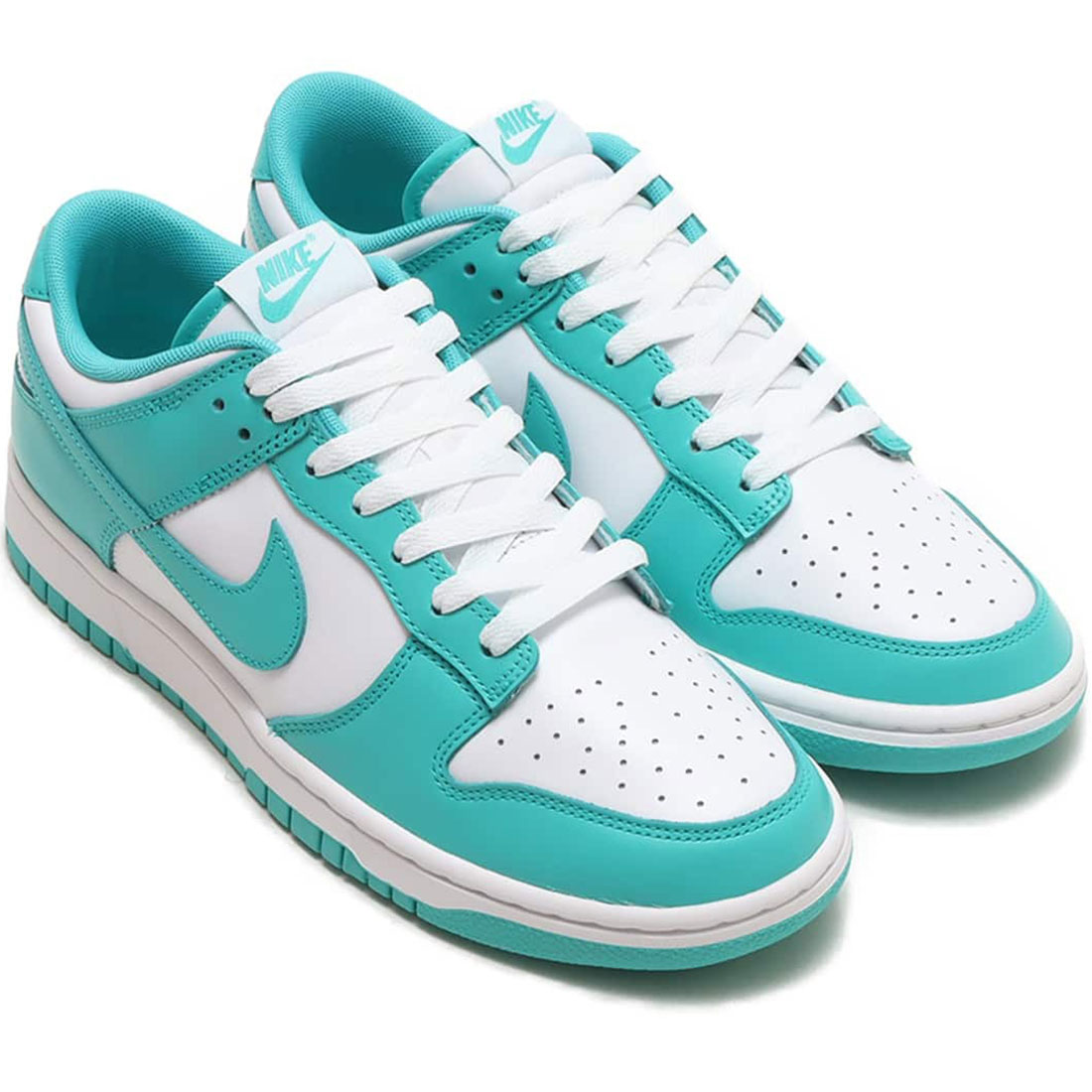 ナイキ ダンク ロー レトロ NIKE DUNK LOW RETRO ホワイト/ホワイト/クリアジェイド DV0833-101