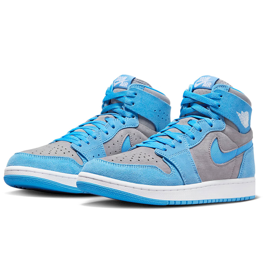 ナイキ エア湖 ジョーダン 1 望遠レンズ CMFT 2 NIKE AIR JORDAN 1 ZOOＭ CMFT 2 セメント質薄墨色/ユニバーシティブルー/白いこと DV1307-014