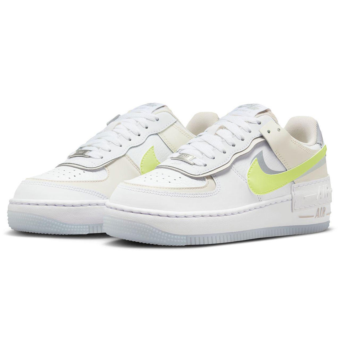ナイキ AF1 影ぼうし NIKE W AF1 SHADOW 白いこと/黄色/薄墨色 FB7582-100