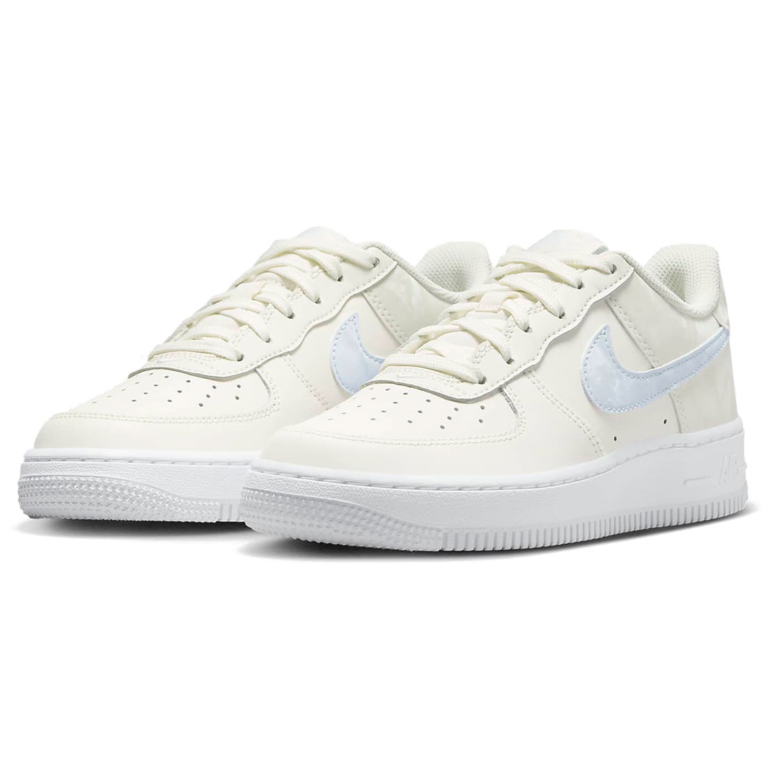ナイキ エア フォース 1 NIKE J AIR FORCE 1 ペールアイボリー/シーグラス/ホワイト/フットボールグレー CT3839-110