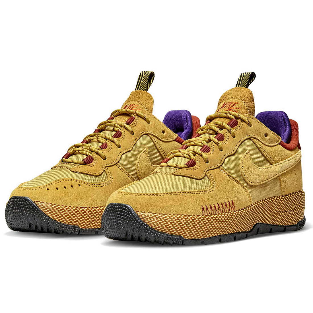 ナイキ エア湖 フォース 1 ワイルド NIKE W AIR FORCE 1 WILD ウィートゴールド/ラッグドオレンジ/フィールドパープル FB2348-700
