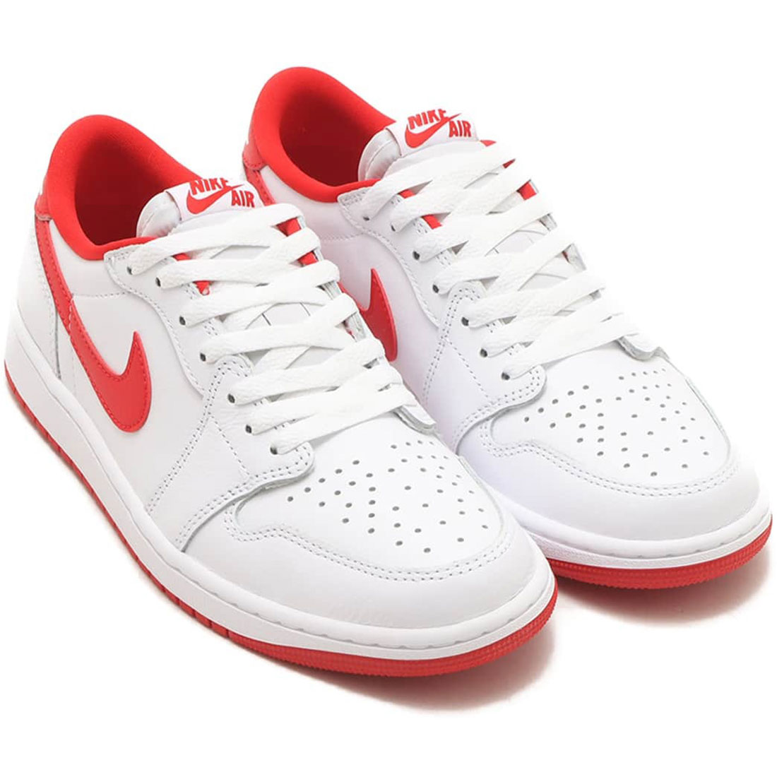 ナイキ エア ジョーダン 1 ロー OG NIKE AIR JORDAN 1 LOW OG ホワイト/ホワイト/ユニバーシティレッド CZ0790-161