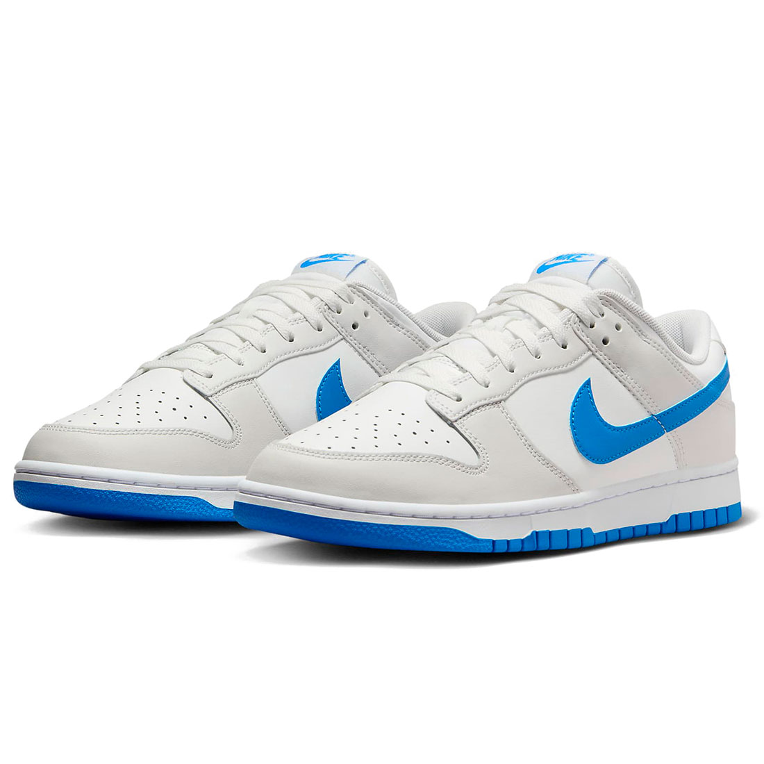 ナイキ ダンク ロー レトロ NIKE DUNK LOW RETRO サミットホワイト/プラチナムティント/ホワイト/フォトブルー DV0831-108|シューズナッツ