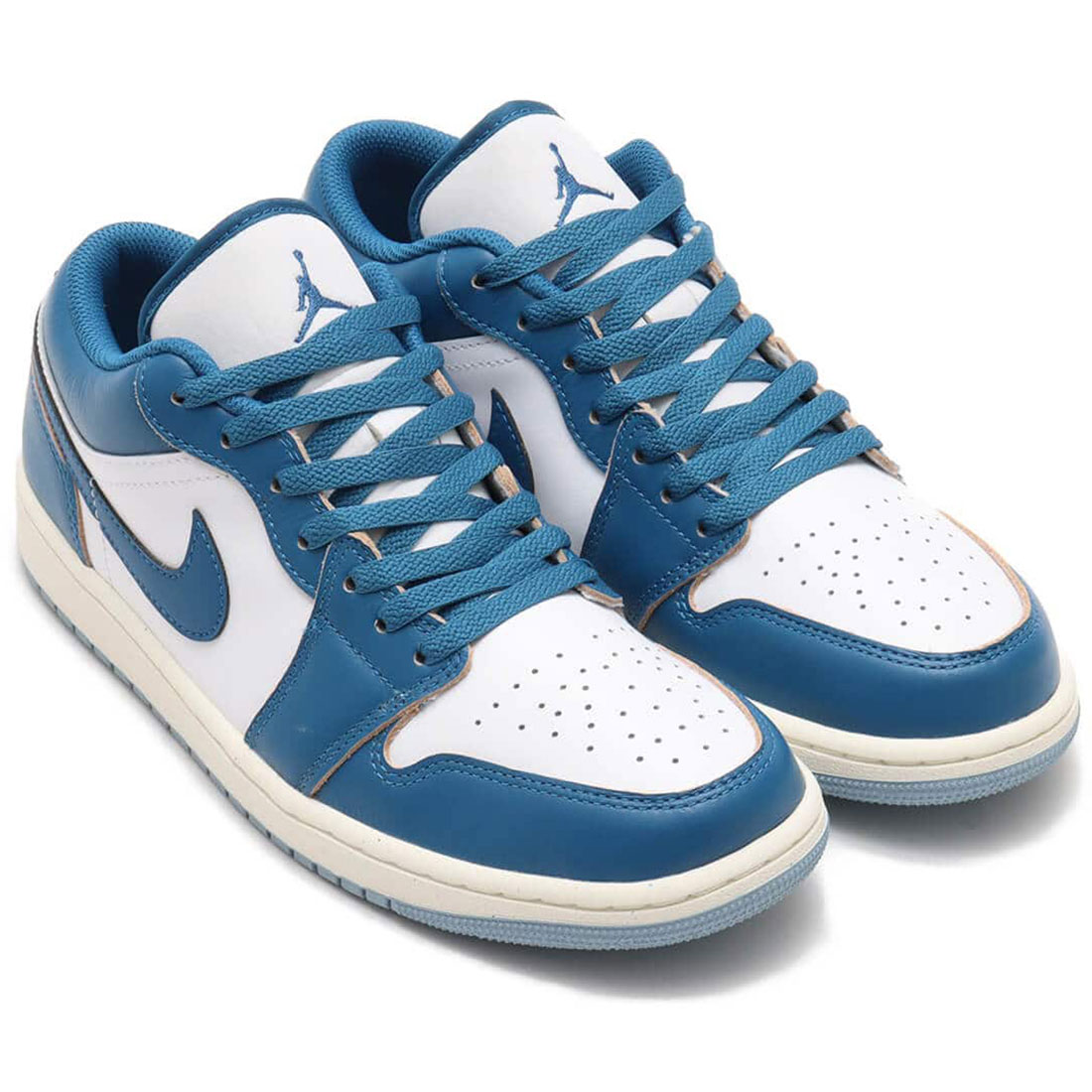 Nike Air Jordan 1 Low ホワイト/ブルー少しの値下げなら可！ NIKE AIR JORDAN 1 LOW 85 METALLIC BLUE / NETURALGREY 再販