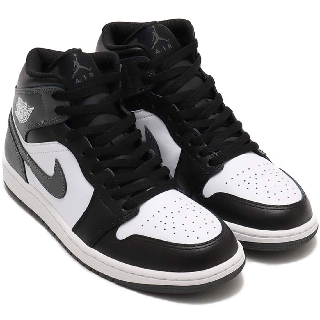 ナイキ エア湖 ジョーダン 1 ミッド NIKE AIR JORDAN 1 MID 黒いこと/薄墨色/白いこと DQ8426-001