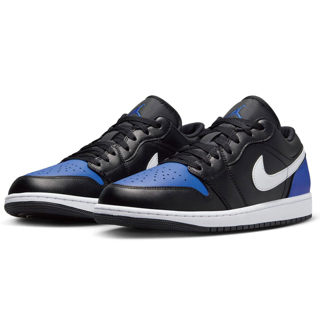 ナイキ エア ジョーダン 1 ロー NIKE AIR JORDAN 1 LOW ブラック/ゲームロイヤル/ホワイト 553558-042｜シューズナッツ