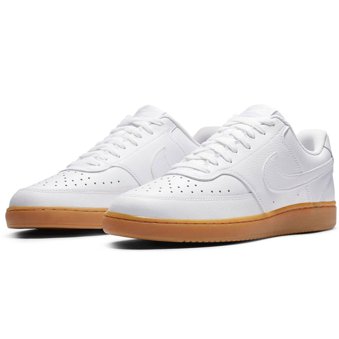 ナイキ 厚地の外套 視力 置き目 NIKE COURT VISION LO 白いこと/フォトンダスト/ガムライトブラウン/白いこと CD5463-105