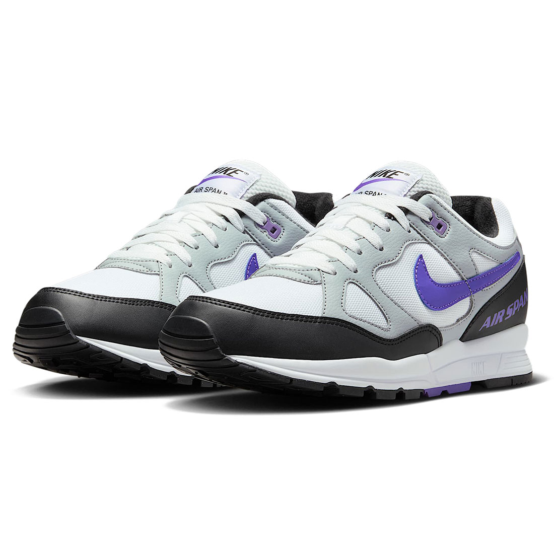 ナイキ エア スパン 2 NIKE Air Span 2 ウルフグレー/ブラック/ホワイト/ハイパーグレープ AH8047-013|シューズナッツ