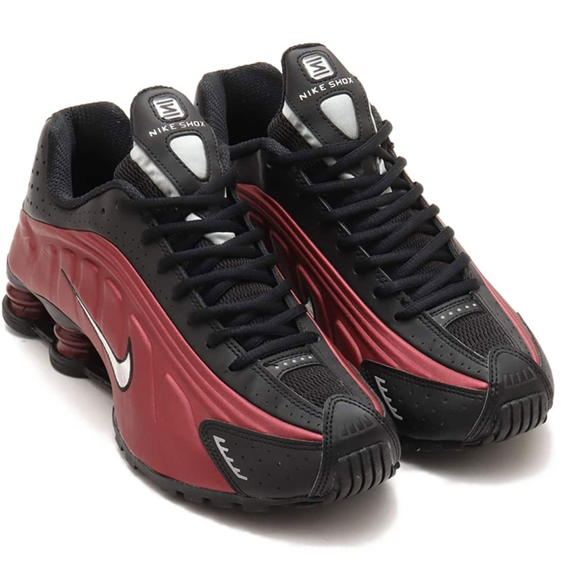 楽天市場】ナイキ ショックス R4 NIKE W SHOX R4 レッド/ブラック