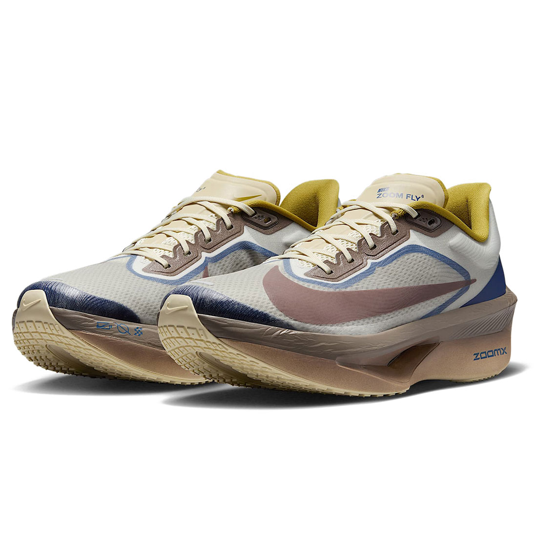 ナイキ ズーム フライ 6 プレミアム NIKE ZOOM FLY 6 PRM ライトボーン/ケイブストーン/ブルーボイド/バーガンディクラッシュ HV4366-072