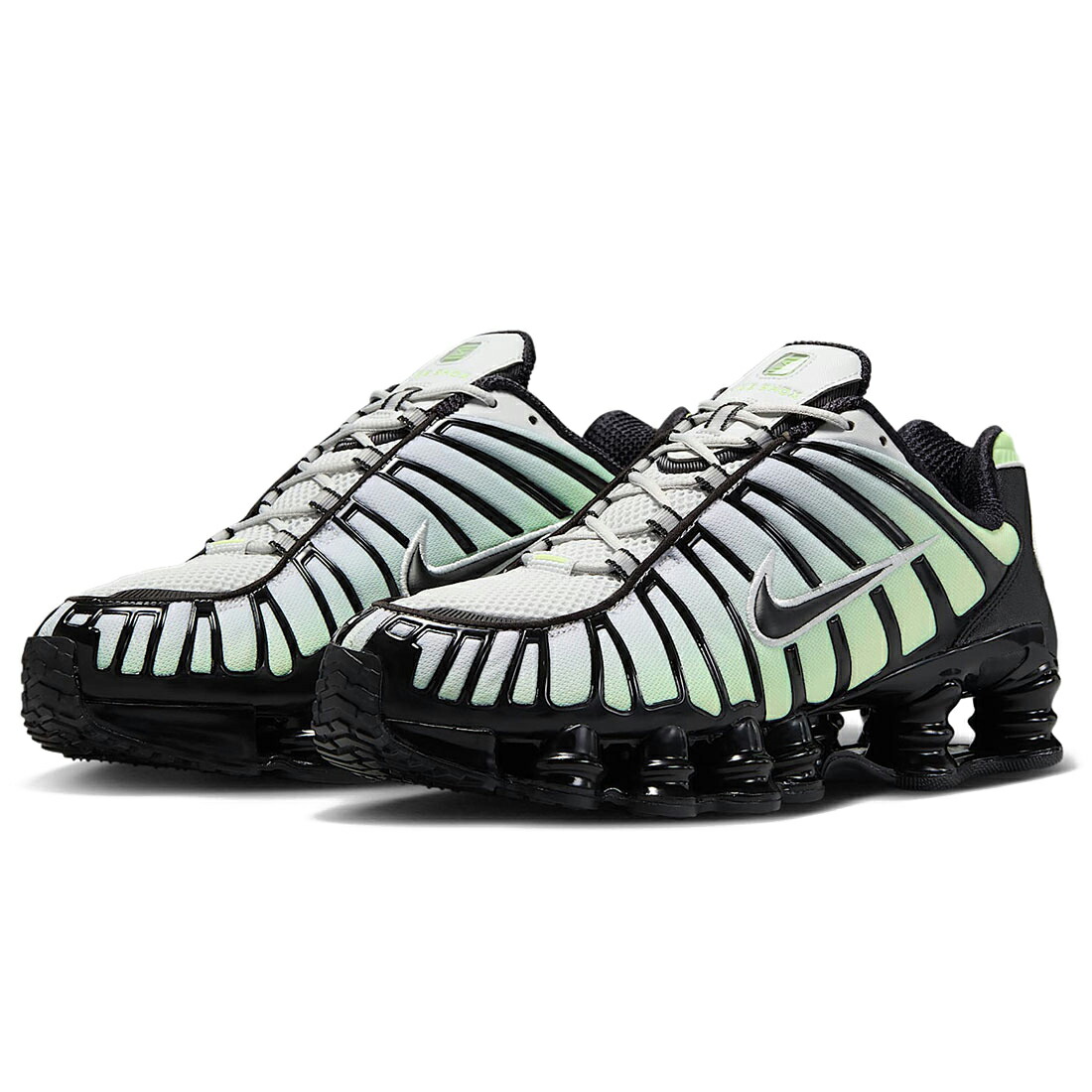 新品・未使用　Nike Shox グレー/ライム　ナイキショックス ナイキ ショックス TL 27.5cm ウルフグレー/ライムブラスト 箱