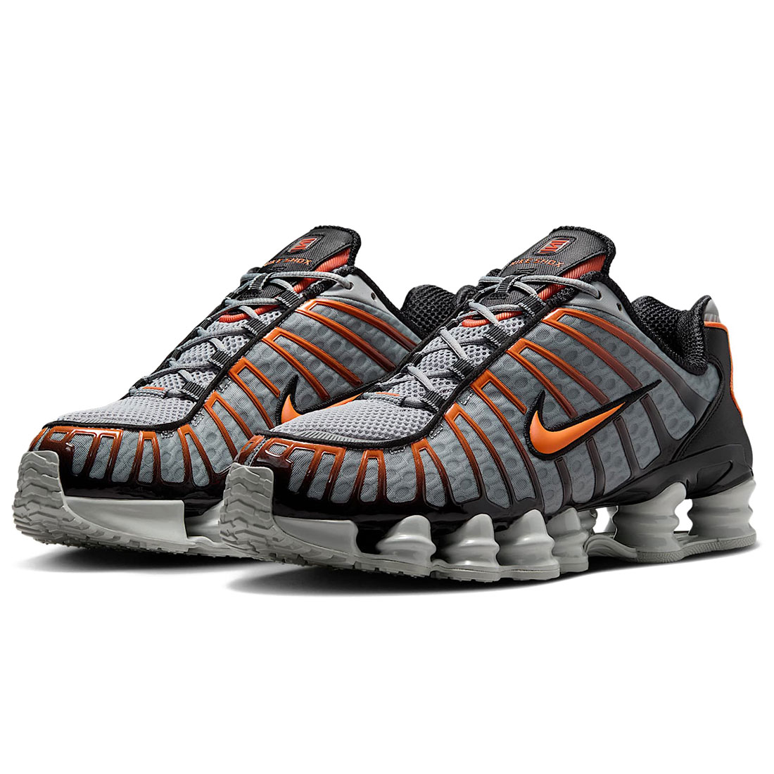 ナイキ ショックス TL NIKE SHOX TL ライトスモークグレー/黒いこと/ブライトマンダリン AV3595-011