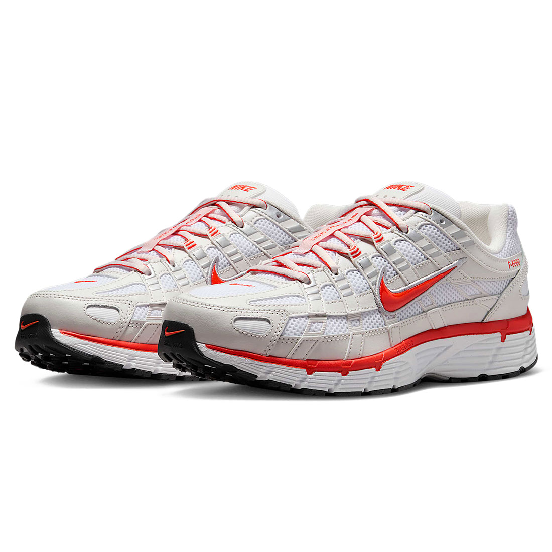 23.5 ナイキ P-6000 NIKE ホワイト/シルバー/レッド 新品 ☆関税込☆Nike☆(W) Nike P-6000 Metallic Silver Red☆22-29cm